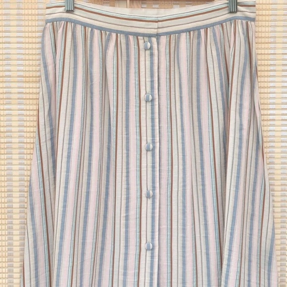 JOSEPH Pastel Stripe Skirt - Picture 1 of 6